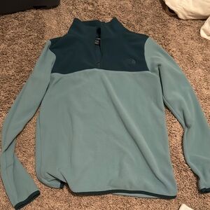 The North Face Dark Green Fleece Pullover